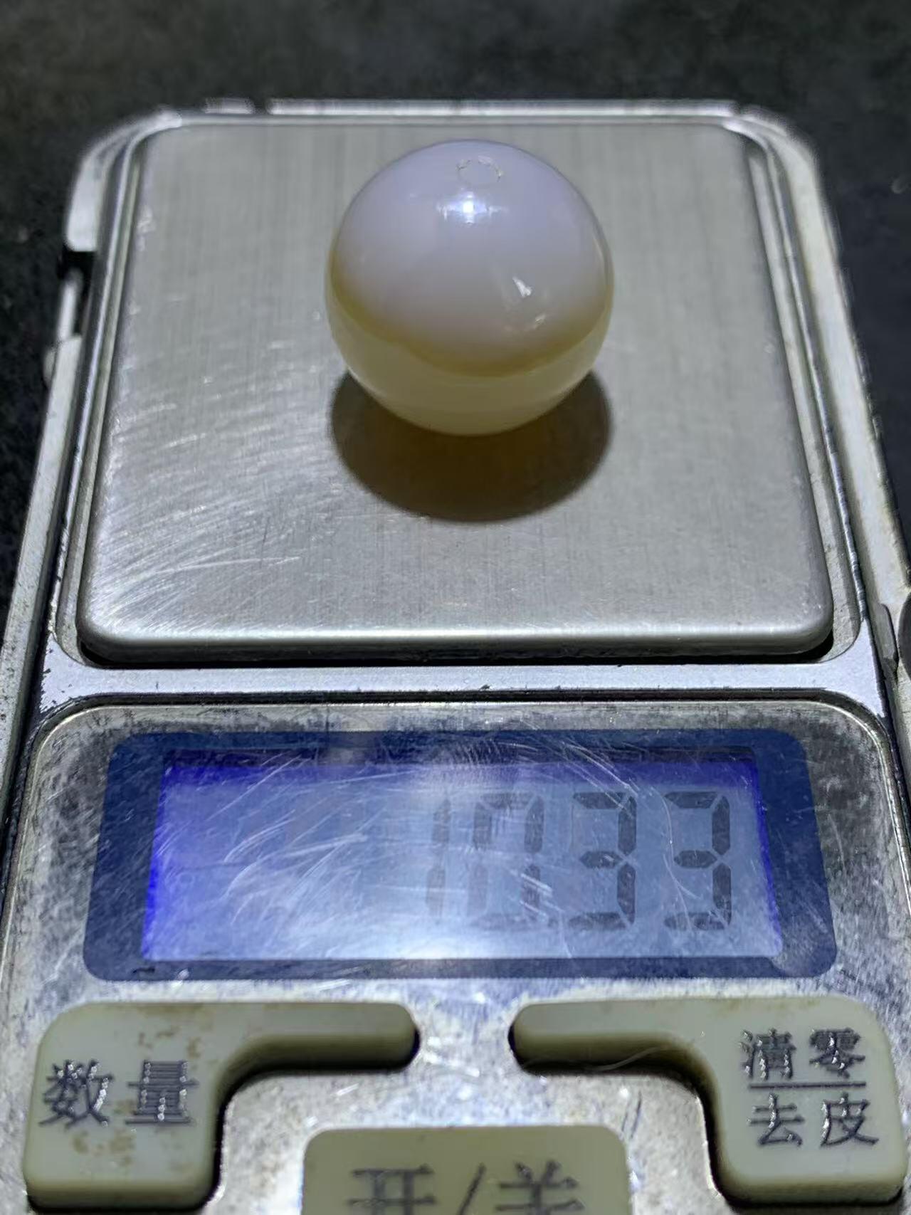 精美罕见一线海洋玉髓单珠一颗，，