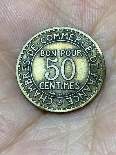 2025年第七十三场(总第九十九场）外国好品散币(免佣金) - 法国🇫🇷1926年50生丁(商业之神墨丘利坐像)