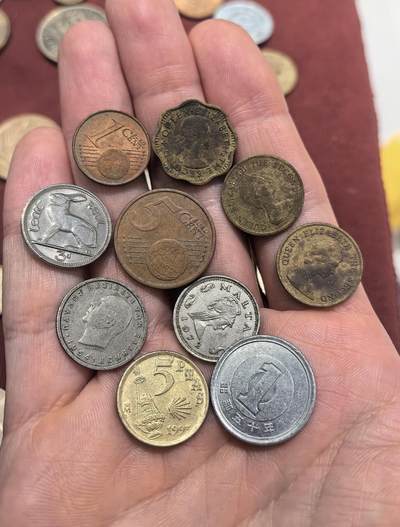 南宋泉阁俄币 外币 国币 专场第十五期【送拍无额外佣金】 - 各类外国钱币一组十枚
