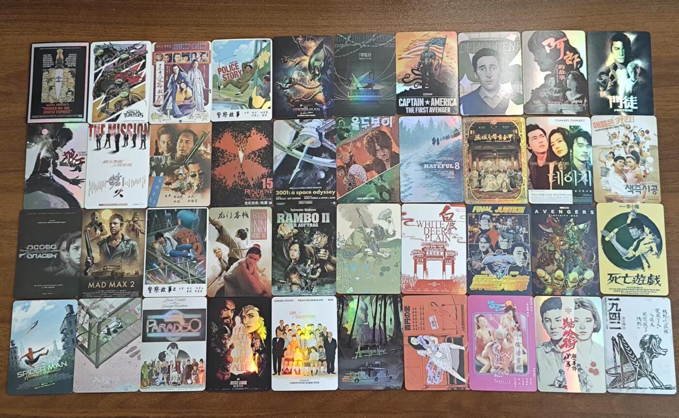 光影卡牌第18期，各家亲签，燎原豪杰传，持续收拍品 纵横原创电影卡，精扣彩闪工艺，一套40张 