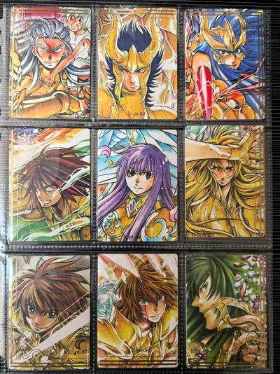 粤A卡牌第10期（9月17日22:00截拍） 圣斗士卡尔德39周年LC/拼图（3套共27张）