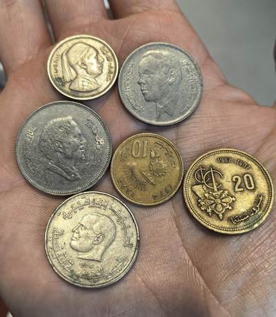 南宋泉阁俄币 外币 国币 专场第十五期【送拍无额外佣金】 - 中东钱币一组六枚