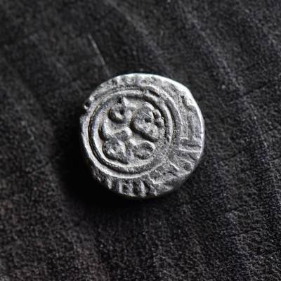 【良泉】第37期【直播场】9月4日晚19.30点开拍！ 160组，西方古代钱币、丝路金银铜件专场 - 公元1296-1316【德里苏丹】阿拉乌德丁·卡尔吉“三体文”吉塔尔，2.89克