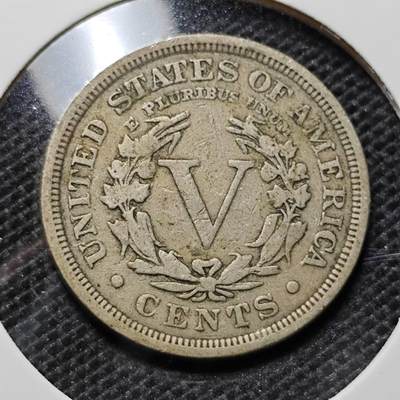 KK钱币收藏小铺 第314期 2月预留时间 周末发货 - 1909美国5分 