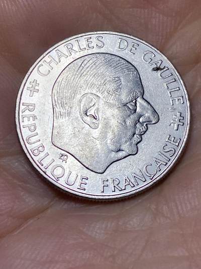 2025年第七十三场(总第九十九场）外国好品散币(免佣金) 法国🇫🇷1988单年份1法郎(共和国成立30周年纪念币)