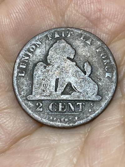 2025年第七十三场(总第九十九场）外国好品散币(免佣金) 比利时1836年2生丁(利奥波德一世时期第三版)