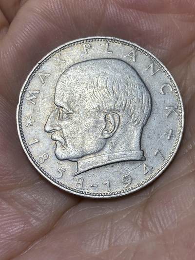 2025年第七十三场(总第九十九场）外国好品散币(免佣金) 德国🇩🇪1962年2马克(D标，慕尼黑造)