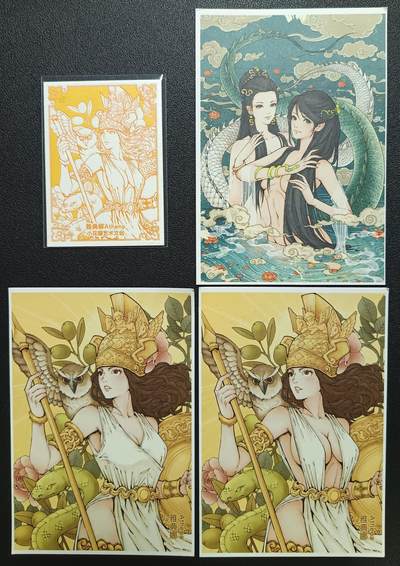 天玑星卡拍第一百零九期《7.31周四截拍》持续收拍收评中 满赠卡需备注 - 小花瓣艺术文创 雅典娜小卡+明星片三张 有损