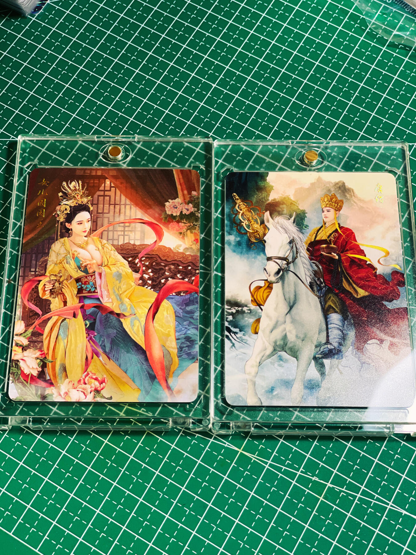 显眼宝25期 颜值精选 【带卡砖】燎原卡牌 焱卡文化 女儿国国王和唐僧cp一对 普卡 2张
