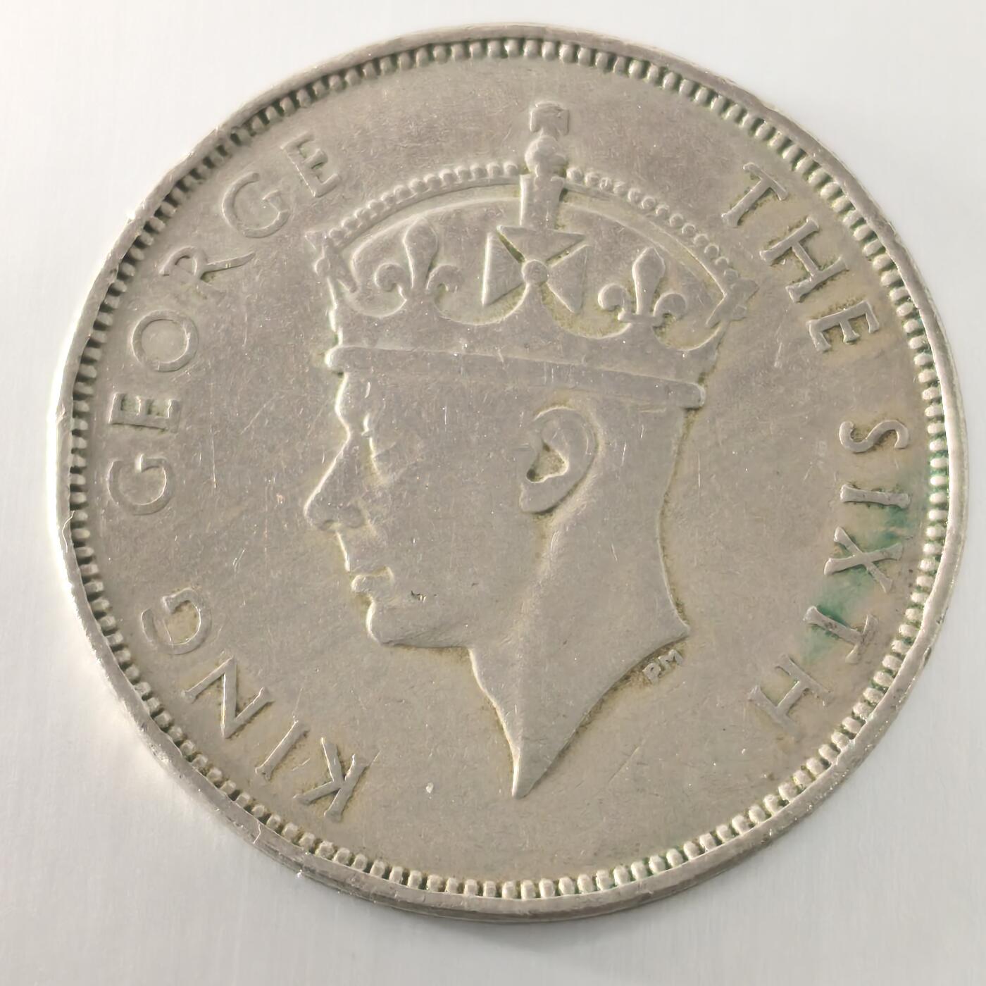 Krab外币市集Vol.22 英属毛里求斯1950年1卢比