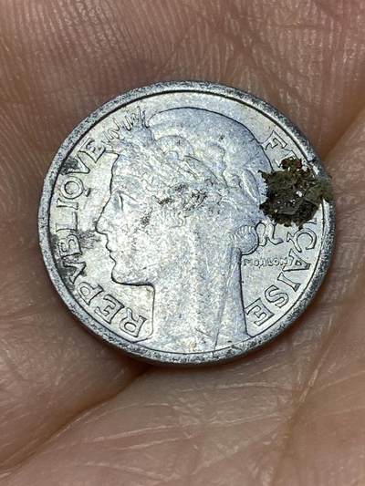 2025年第七十三场(总第九十九场）外国好品散币(免佣金) 稀年–法国🇫🇷1944年50生丁(发行量最少年份)