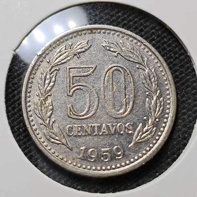 KK钱币收藏小铺 第314期 2月预留时间 周末发货 - 1959阿根廷50分 
