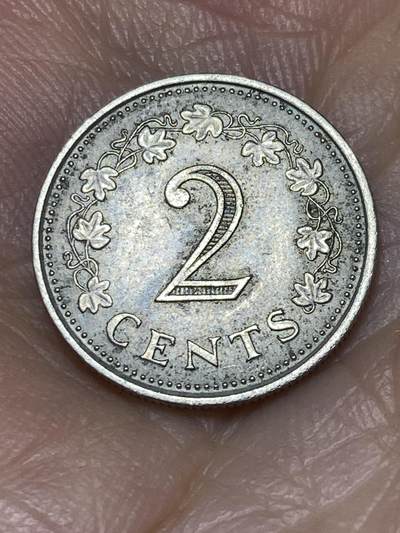 2025年第七十三场(总第九十九场）外国好品散币(免佣金) - 马耳他🇲🇹1972年2分(第一套首发年，传说中的亚马逊女王彭忒西勒亚头像)
