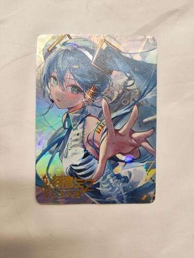 阳大大卡牌超级大甩拍第64期（周五晚上九点截拍，持续收拍品，进群福利早知道） - 白花恋诗-初音-彩闪+烫金-1张