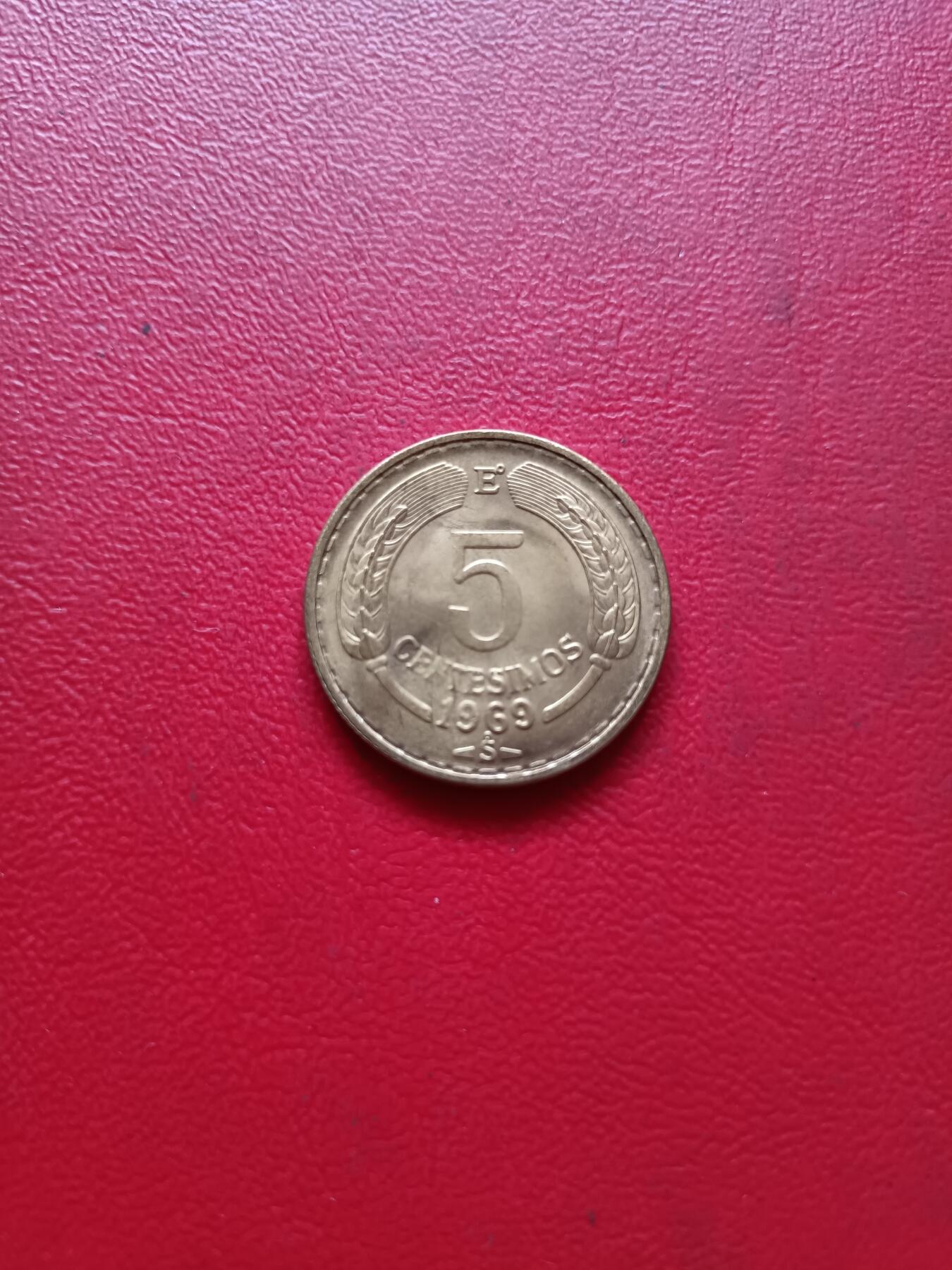 【云涧收藏】第四十九场 智利1969年5分