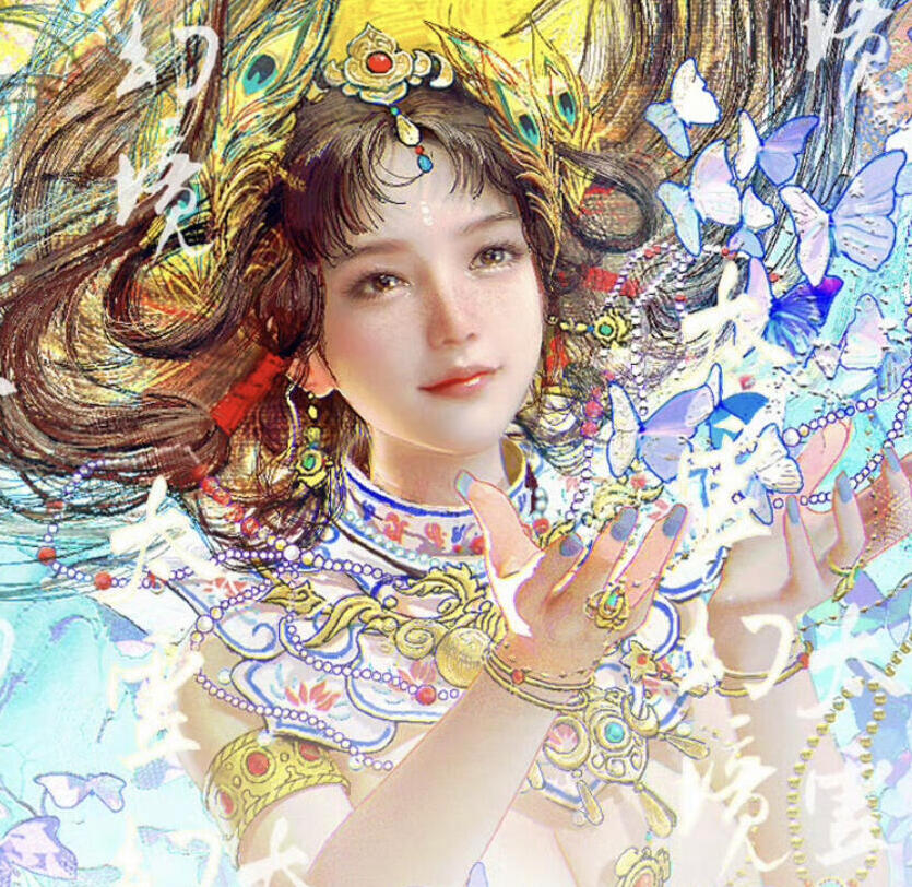 显眼宝25期 颜值精选 燎原卡牌 焱卡文化 人间传 太虚幻境 sp003晴雯普卡一对2张