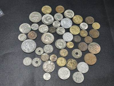 《外钞收藏家》第五百五十三期（本期品种丰富的纪念钞）（本平台长期征集拍品、欢迎藏友们联系合作） - 德国、葡萄牙、荷兰、法国、瑞典硬币几十枚一起