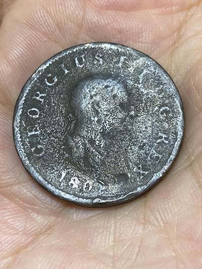 2025年第七十三场(总第九十九场）外国好品散币(免佣金) 英国🇬🇧1807年半便士(乔治三世时期)