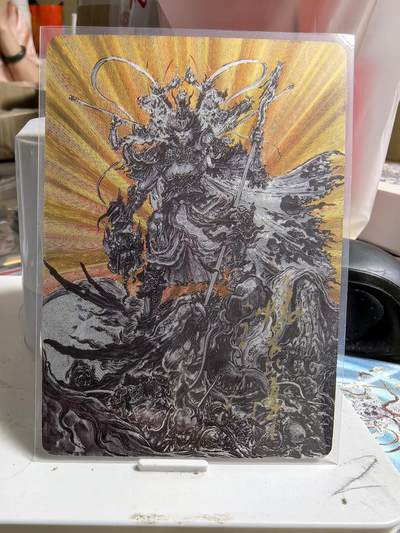 阳大大卡牌超级大甩拍第64期（周五晚上九点截拍，持续收拍品，进群福利早知道） - 【亲签裸卡】启读文化 沈鑫 悟空 无神之地 限编028/200
