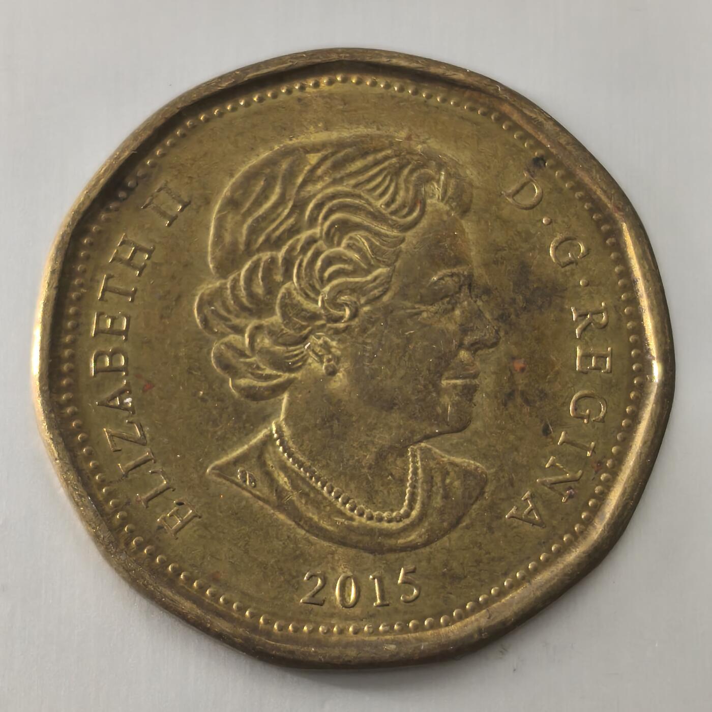 Krab外币市集Vol.22 加拿大2015年1元