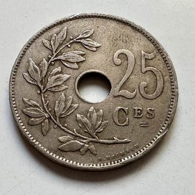 🌹外币初藏🌹🐯2025年第82场  每周二四六晚8️⃣点 接代拍 - 比利时1923年25分