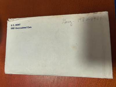 长老汇蛇年精选第三十场拍卖 1981美国普制6枚套币，原外纸