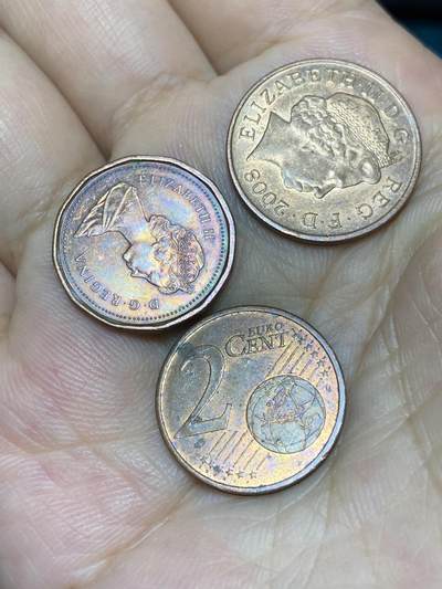 2025年第七十三场(总第九十九场）外国好品散币(免佣金) 3枚：加拿大🇨🇦1988年1分，英国🇬🇧2008年1便士，葡萄牙🇵🇹2欧分