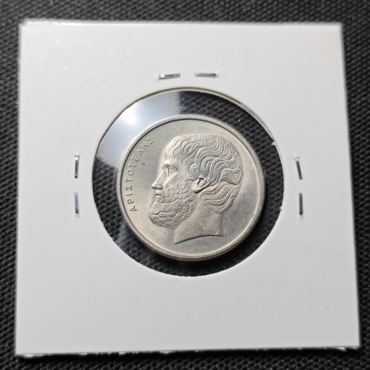 KK钱币收藏小铺 第314期 2月预留时间 周末发货 1976希腊5德拉克马 好品