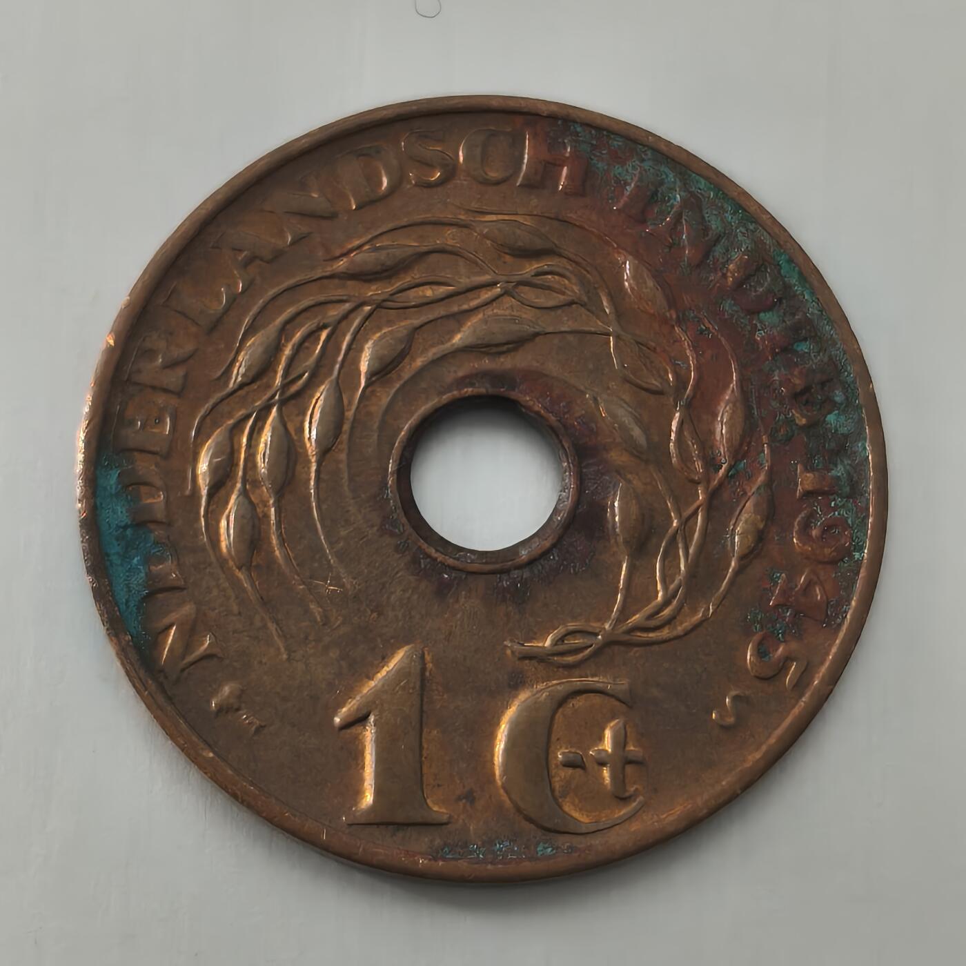 Krab外币市集Vol.22 荷属东印度1945年1分