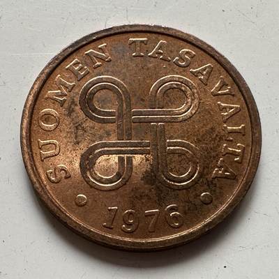 🌹外币初藏🌹🐯2025年第82场  每周二四六晚8️⃣点 接代拍 - 芬兰1976年五芬尼