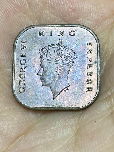2025年第七十三场(总第九十九场）外国好品散币(免佣金) 好品–英属马来亚1943年1分(乔治六世第二版，小尺寸首发年仅发行2年)