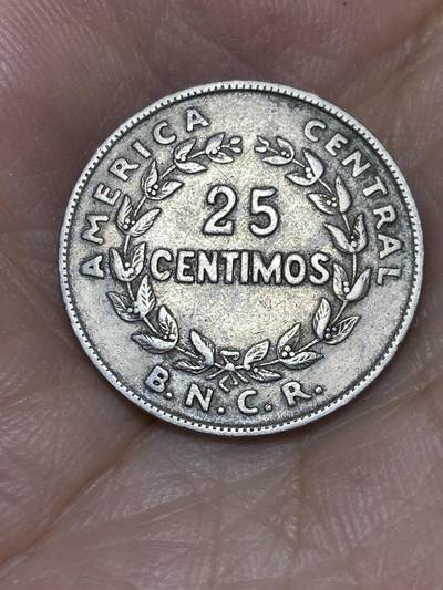 2025年第七十三场(总第九十九场）外国好品散币(免佣金) - 哥斯达黎加🇨🇷1948年25分(第三版，L版伦敦造，关门年仅发行2年)
