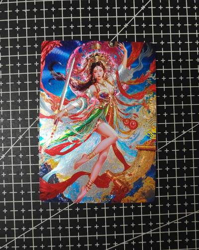 铃鹿第六期（提示一：自制卡难免瑕疵，可能存在撞角爆边等出厂瑕疵，介意慎拍；提示二：参拍请慎重，跑单押金不退的）） - 奇点玄灵谱冷烫九天玄女