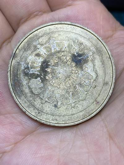 2025年第七十三场(总第九十九场）外国好品散币(免佣金) 38mm大直径–英国🇬🇧1989年野生动物保护主题纪念章