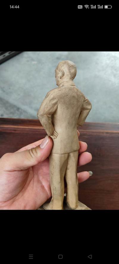 周总理汉白玉石雕像，纯手工雕刻，原脏原旧未清理，保存完好，品相一流，非常难得少见，包老保真 - 周总理汉白玉石雕像，纯手工雕刻，原脏原旧未清理，保存完好，品相一流，非常难得少见，包老保真