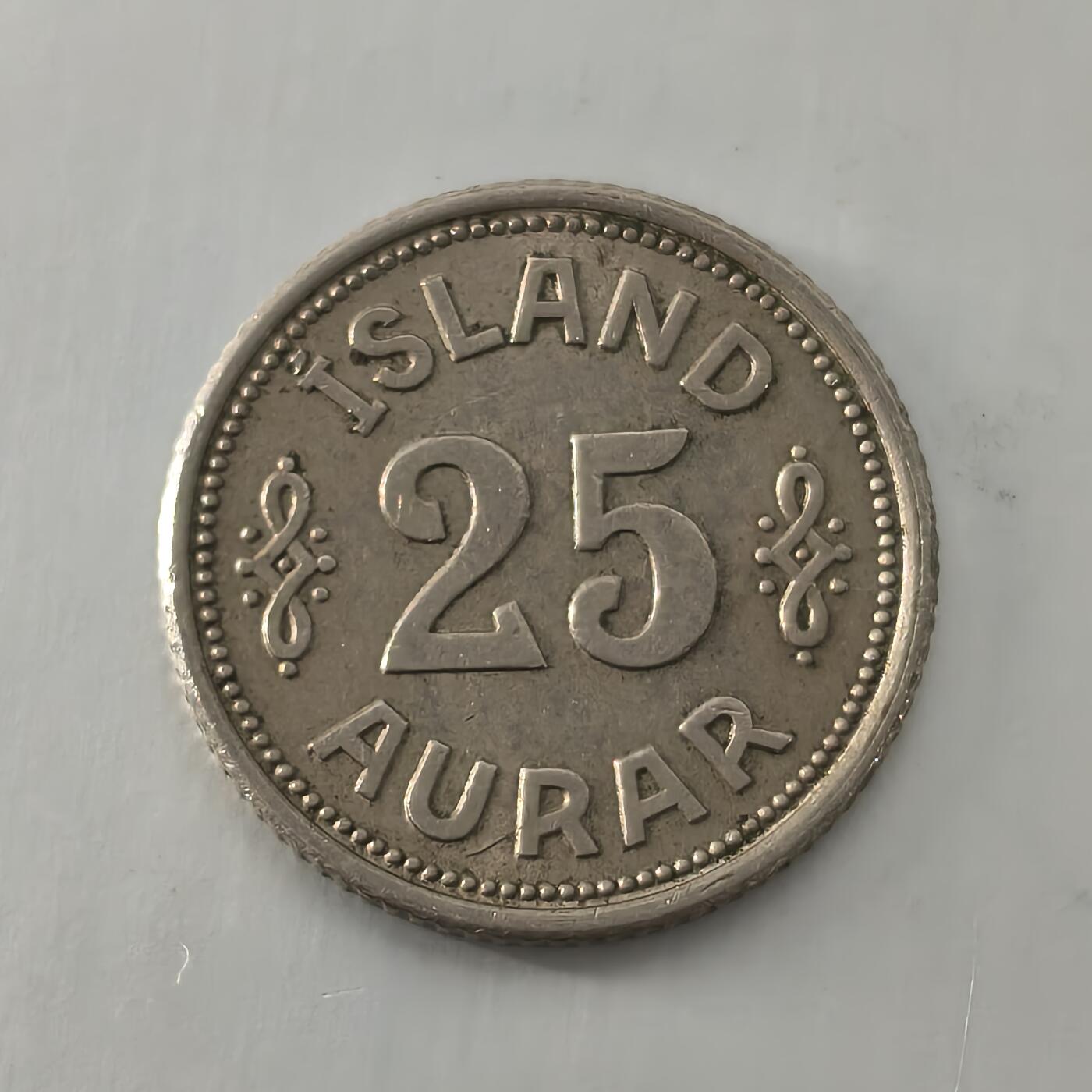 Krab外币市集Vol.22 冰岛1940年25欧尔-独年版