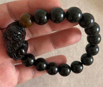 手串，小玉件杂项 招财貔貅手串