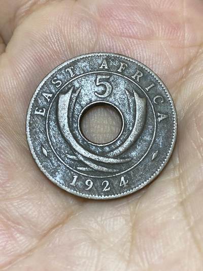 2025年第七十三场(总第九十九场）外国好品散币(免佣金) 英属东非1924年5分(乔治五世时期)