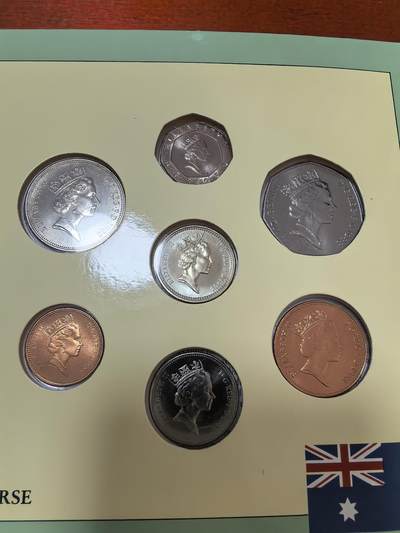 长老汇蛇年精选第三十场拍卖 1988英国7枚套，卡装，纪念澳大利亚200周年