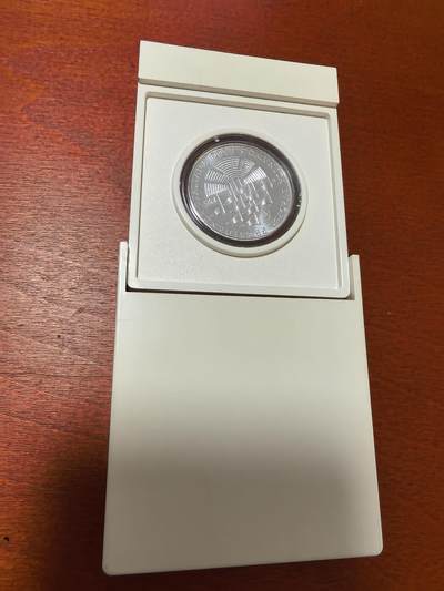 长老汇蛇年精选第三十场拍卖 1985意大利欧盟主席国500里拉银币，盒证全