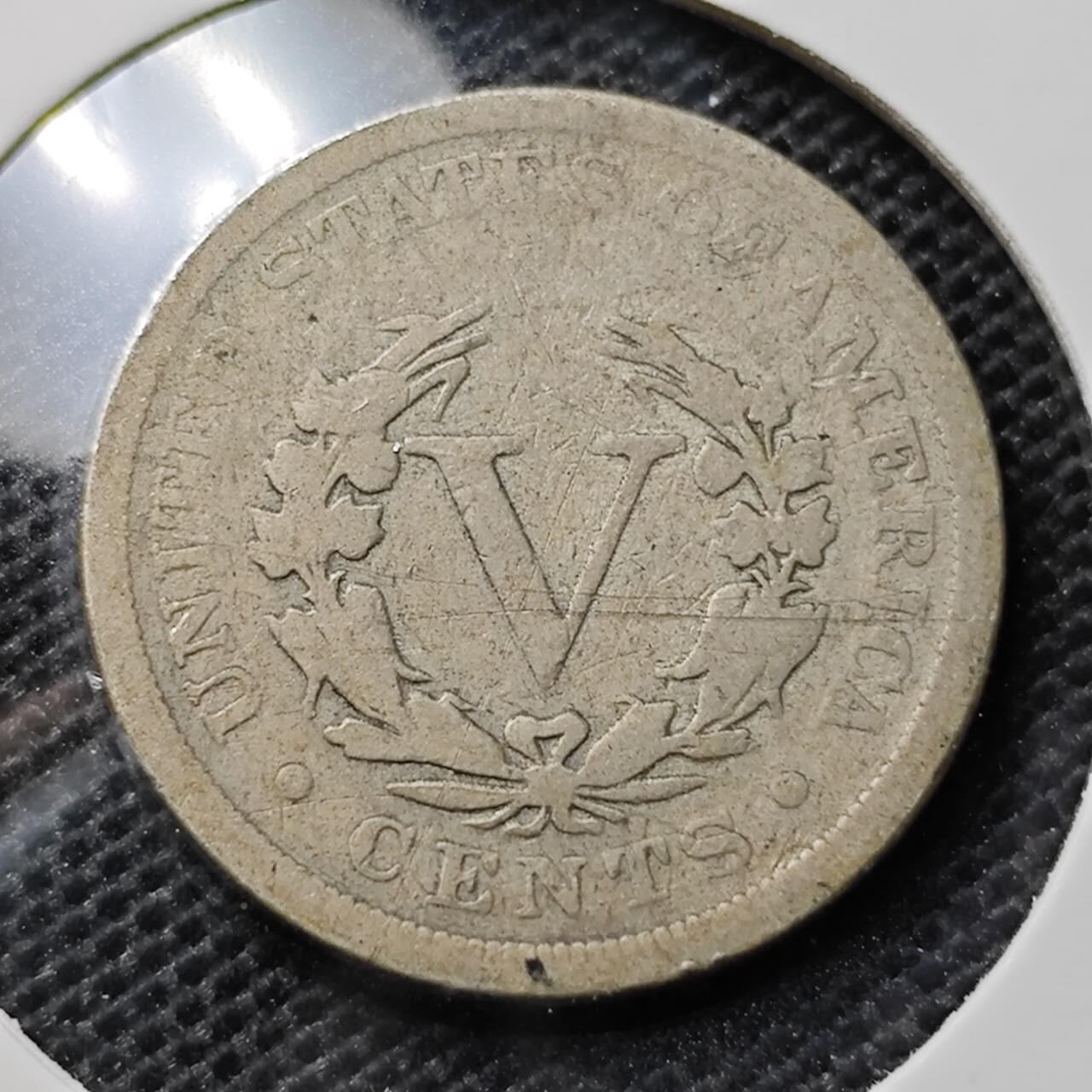 KK钱币收藏小铺 第314期 2月预留时间 周末发货 1904美国5分 