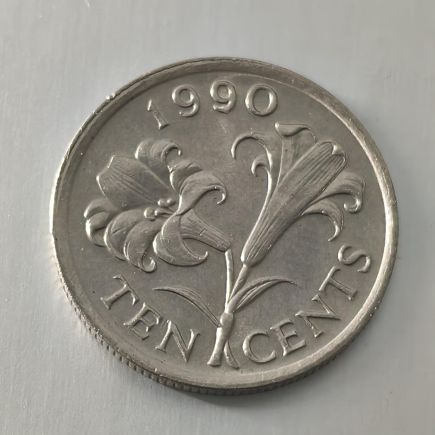 Krab外币市集Vol.22 百慕大1990年10分