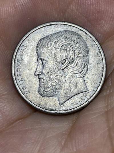 2025年第七十三场(总第九十九场）外国好品散币(免佣金) 希腊🇬🇷1976年5德拉克马(第三共和国第二套第一版，面值末尾字母为I)