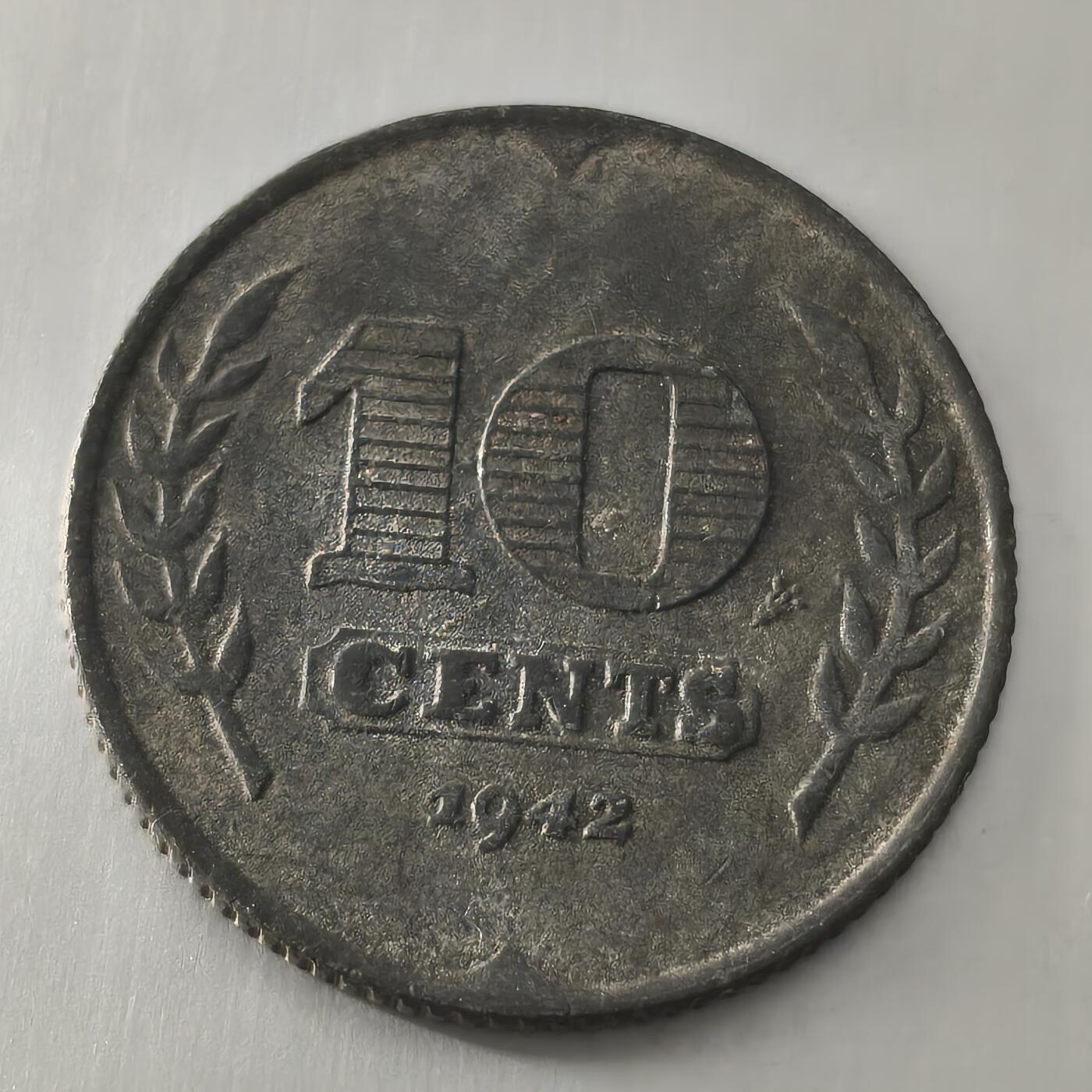 Krab外币市集Vol.22 荷兰1944年10分