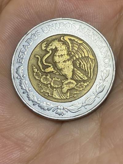 2025年第七十三场(总第九十九场）外国好品散币(免佣金) 墨西哥🇲🇽1993年5比索(早期版本，货币符号前带N)