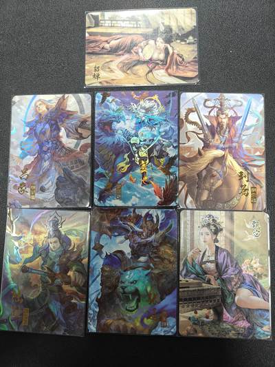 天玑星卡拍第一百零九期《7.31周四截拍》持续收拍收评中 满赠卡需备注 - 制卡匠 三国5张 甄宓貂蝉 彩闪两张
