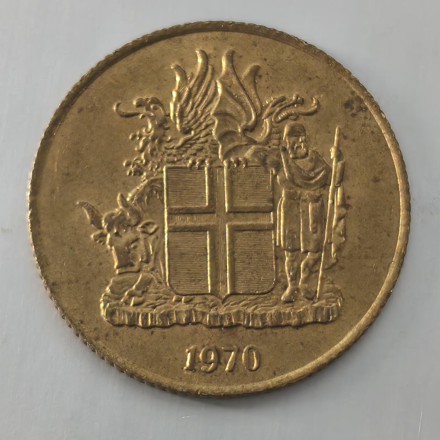 Krab外币市集Vol.22 冰岛1970年1克朗