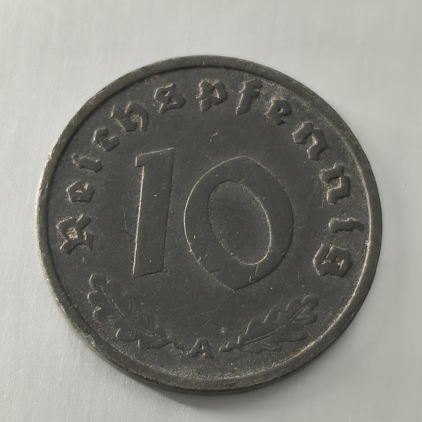 Krab外币市集Vol.22 德国1940年10芬妮