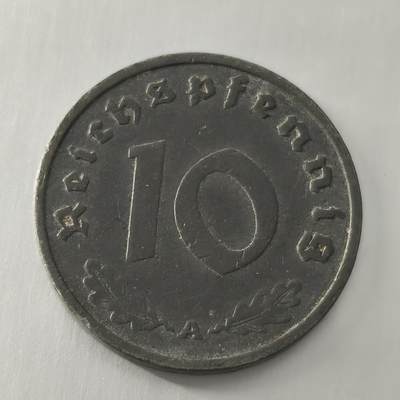 Krab外币市集Vol.22 - 德国1940年10芬妮