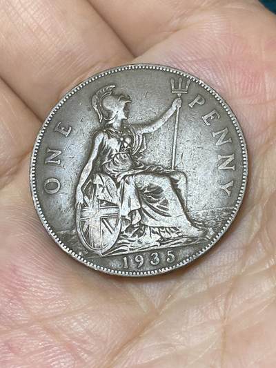 2025年第七十四场(总第一百场）外国好品散币(免佣金) - 英国🇬🇧1935年1便士(乔治五世第三版)